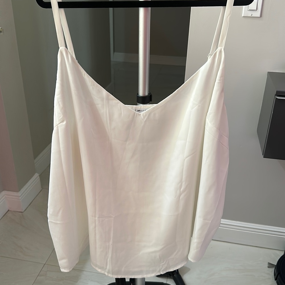 White cami style shirt